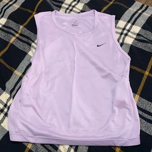 Light purple Nike crop top